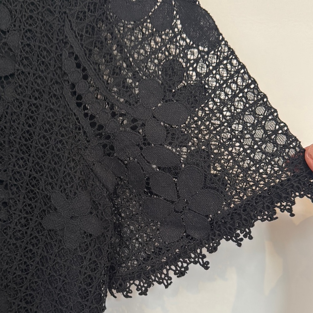 Elegant Black Lace Dress - Picture 5 of 11